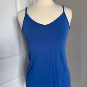LOFT Blue Fitted Camisole Top